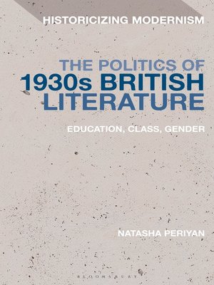cover image of The Politics of 1930s British Literature